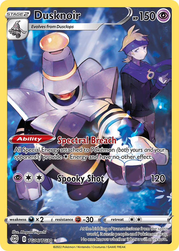 Dusknoir Pokémon card
