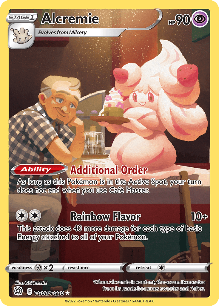 Alcremie Pokémon card