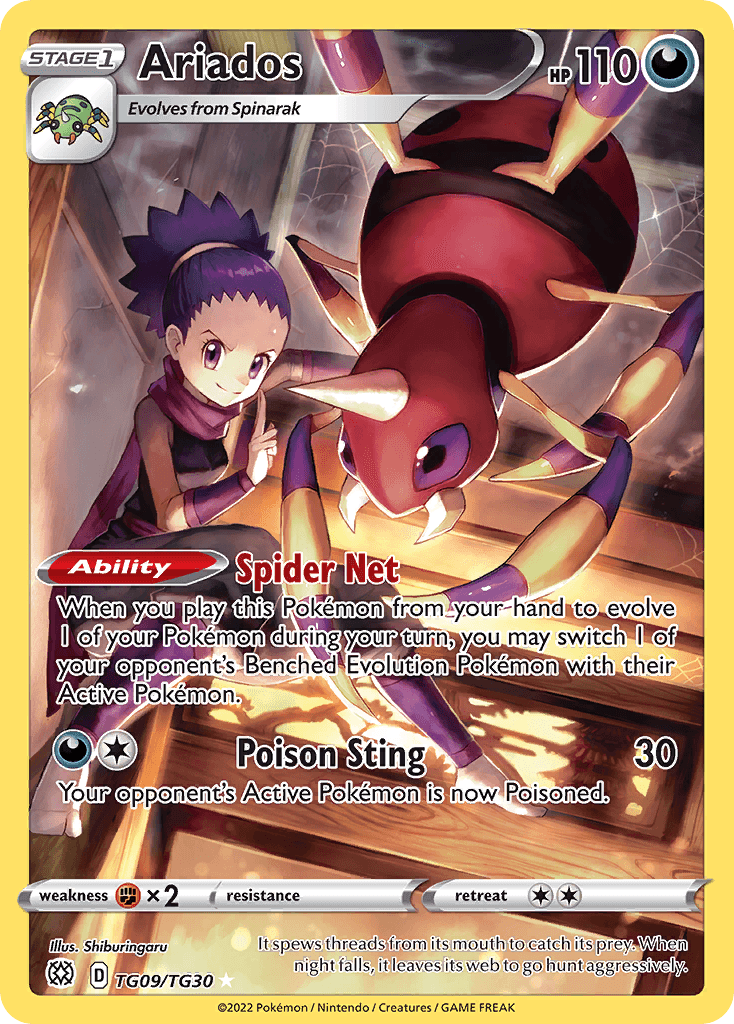 Ariados Pokémon card