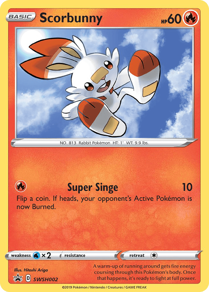 Scorbunny Pokémon card