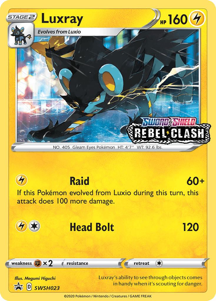 Luxray Pokémon card