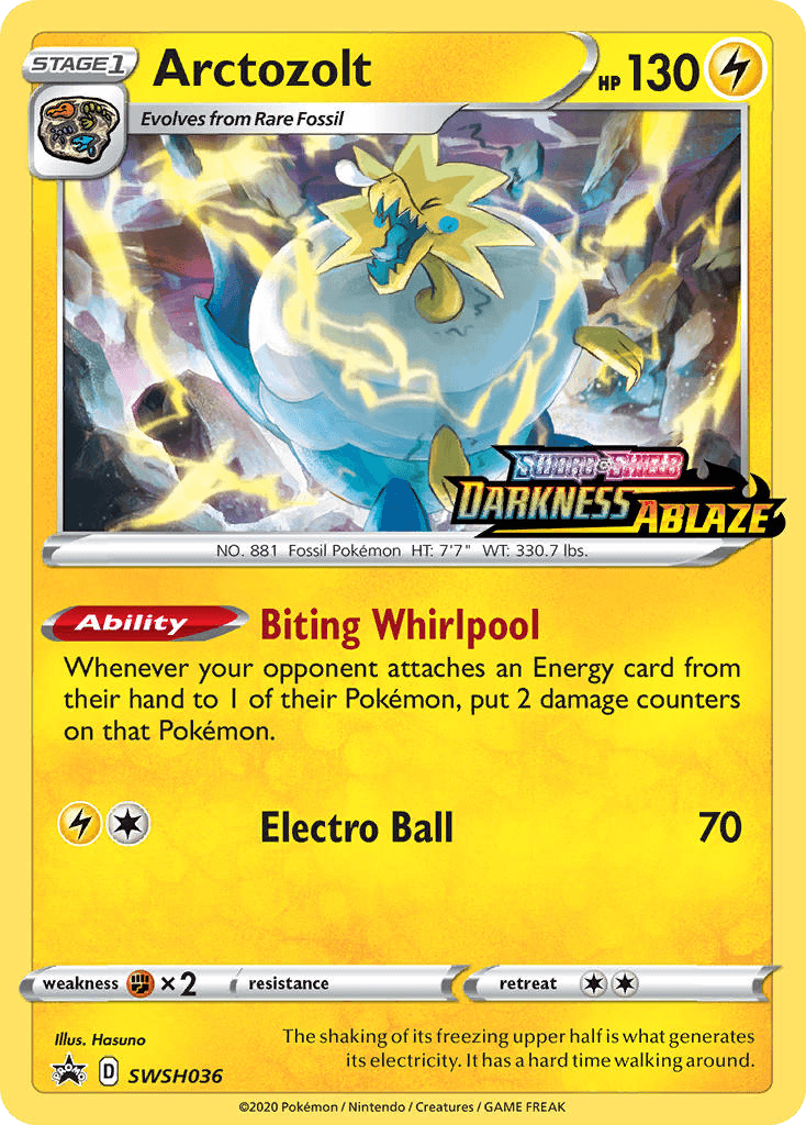Arctozolt Pokémon card