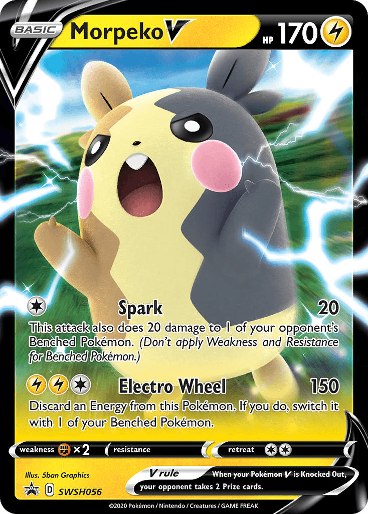 Morpeko V Pokémon card