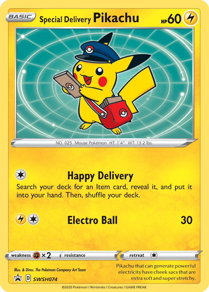 Special Delivery Pikachu — Gen 1