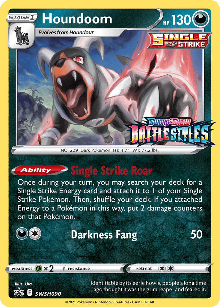 Houndoom Pokémon card