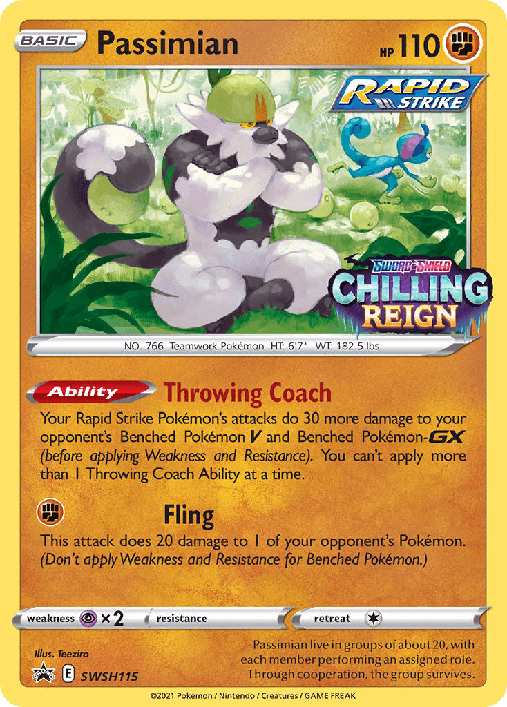 Passimian Pokémon card