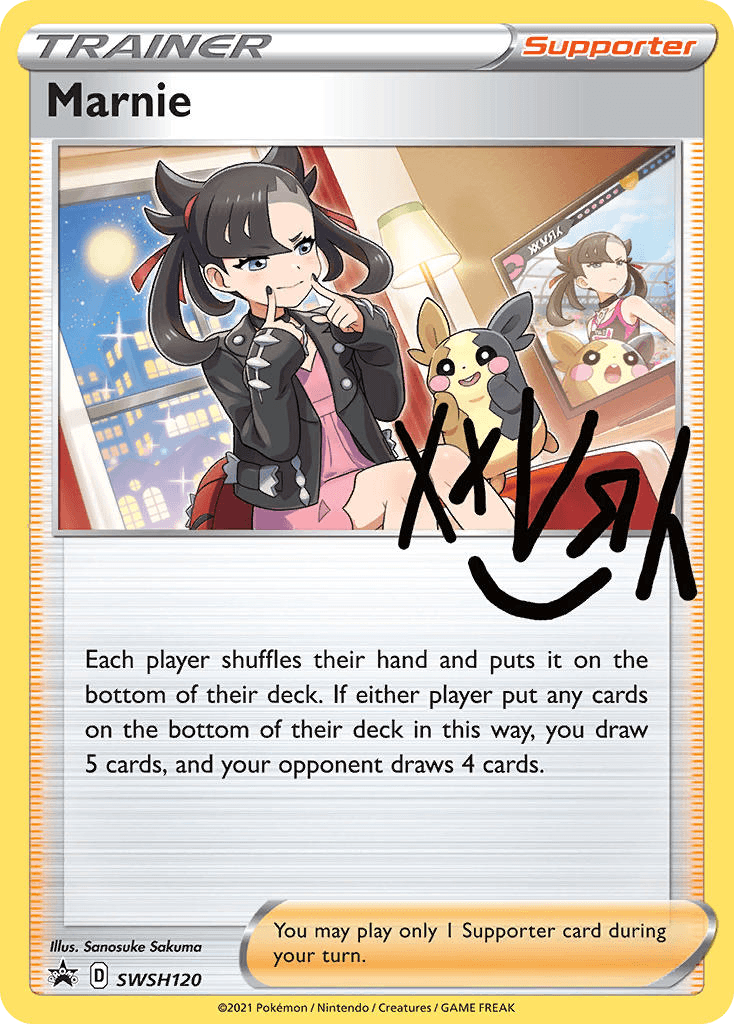 Marnie Pokémon card
