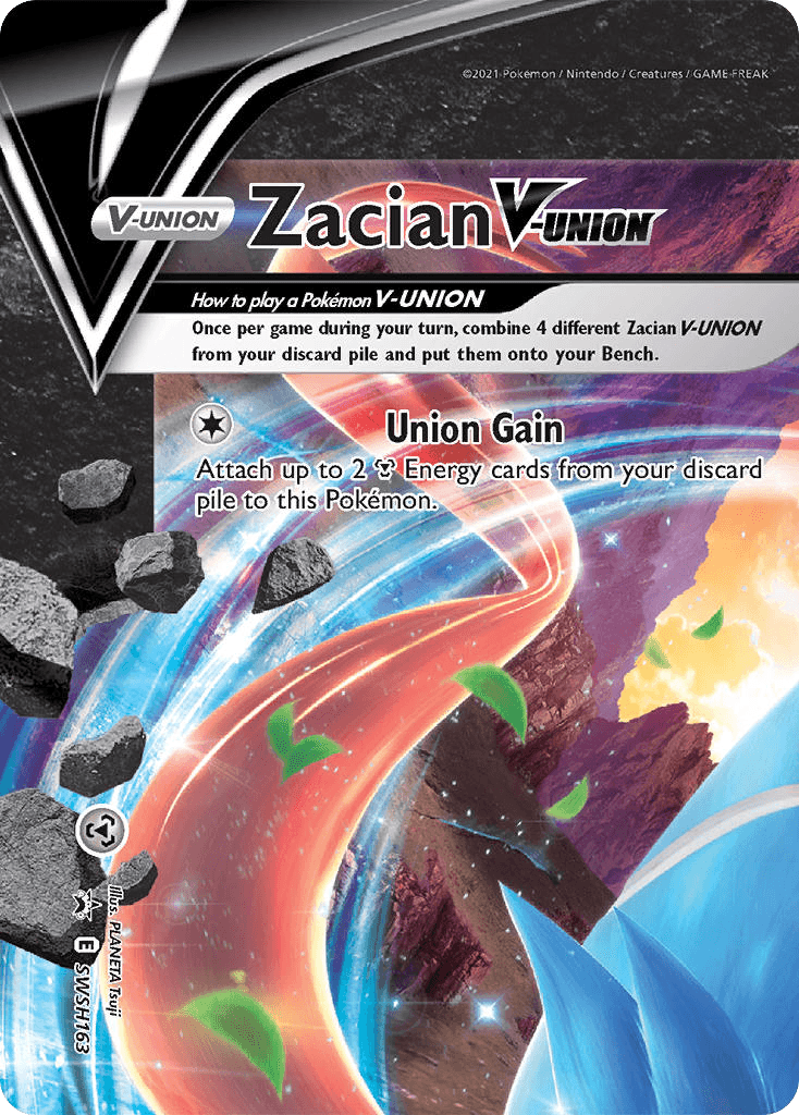 Zacian V-UNION Pokémon card