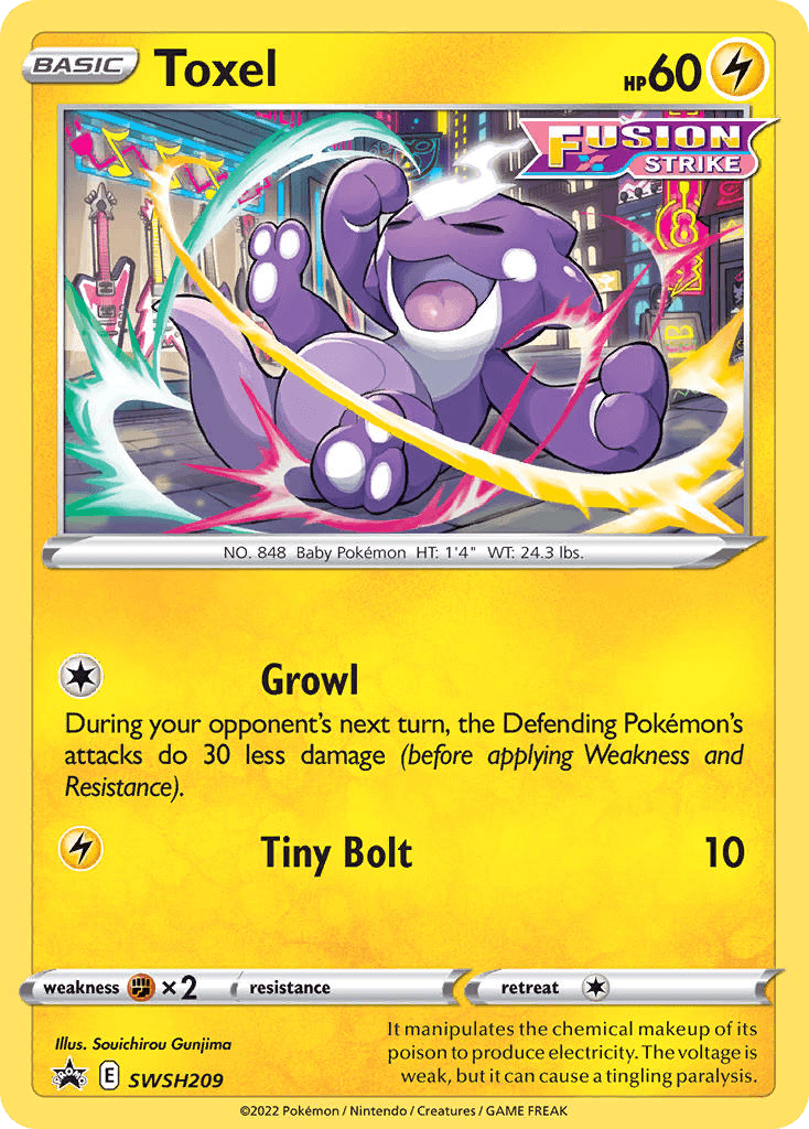 Toxel Pokémon card