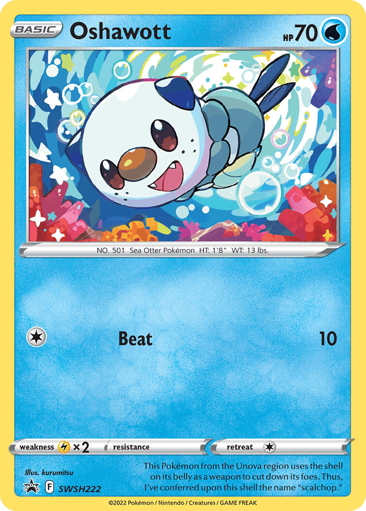Oshawott Pokémon card