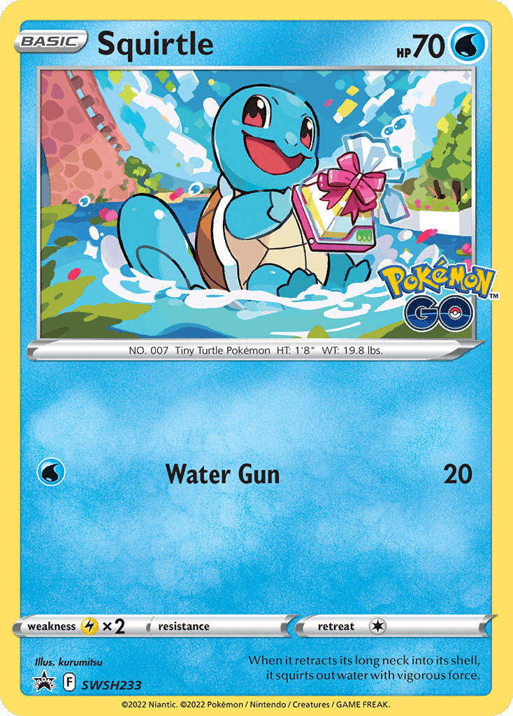 Squirtle Pokémon card
