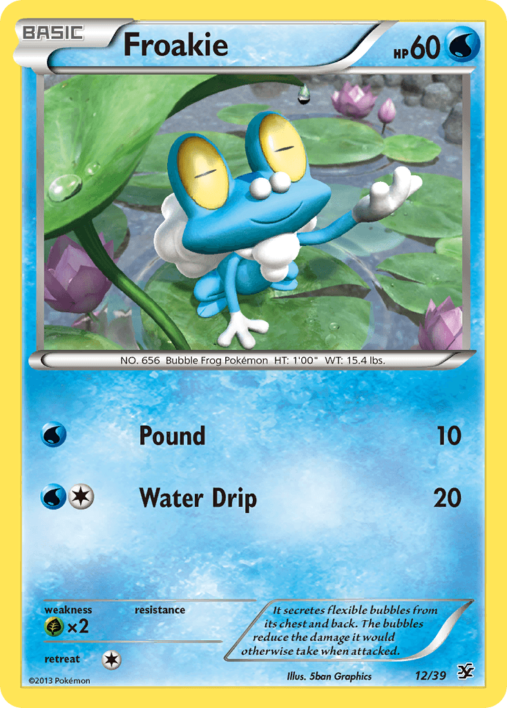Froakie Pokémon card