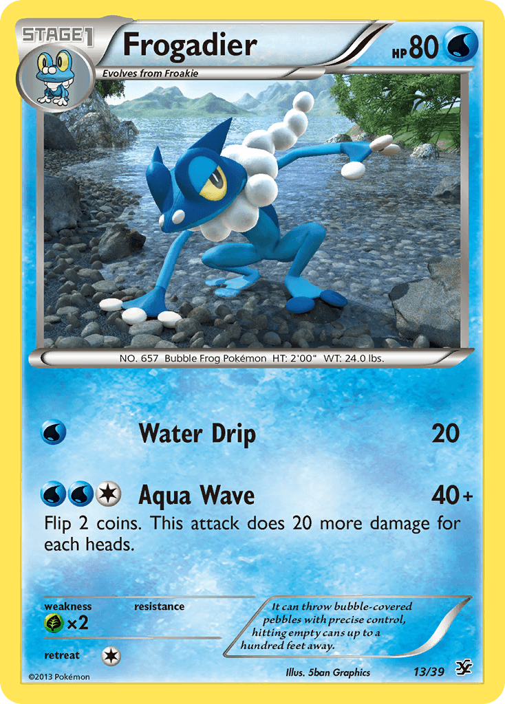 Frogadier Pokémon card