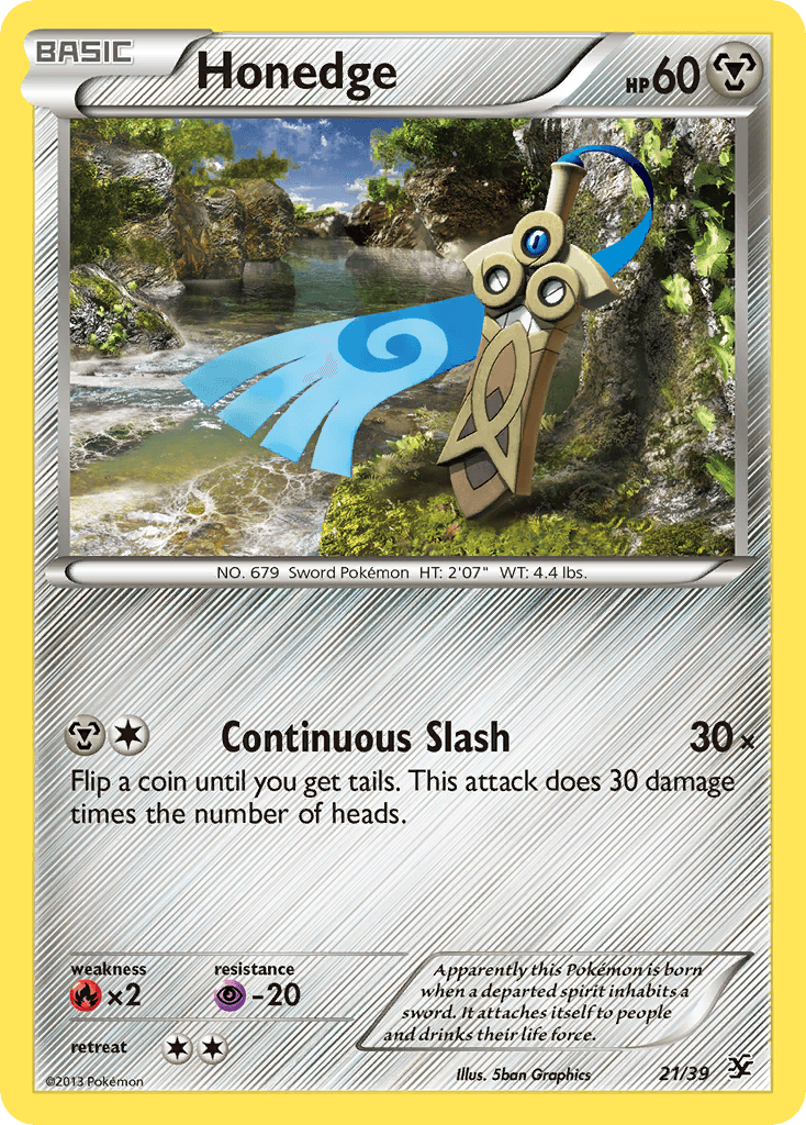 Honedge Pokémon card