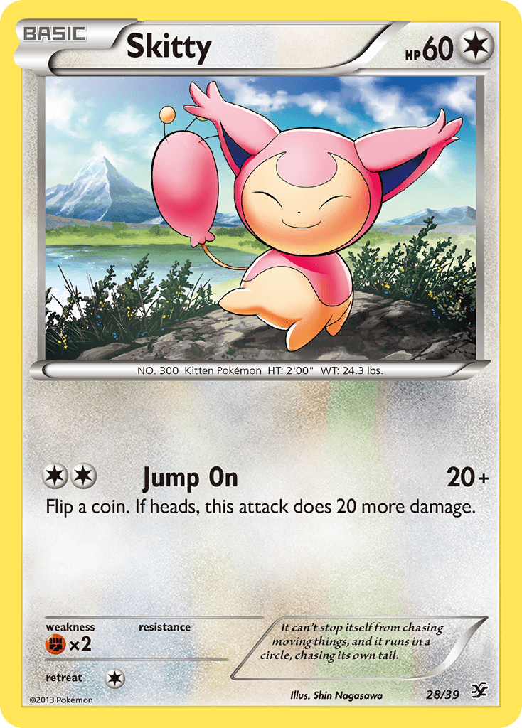 Skitty Pokémon card