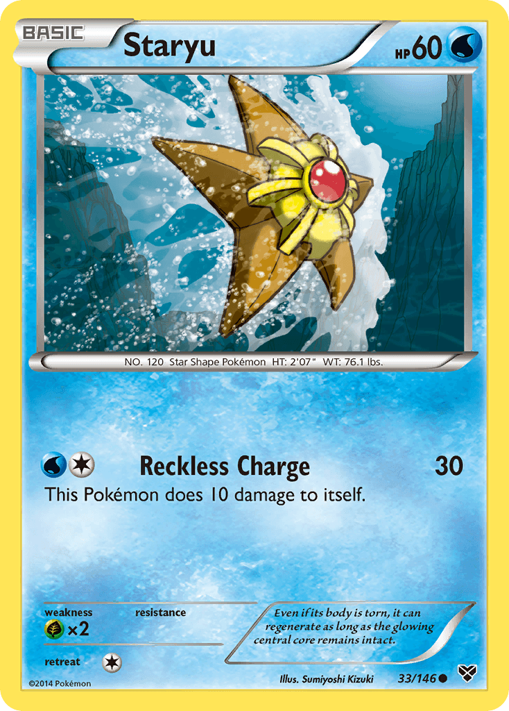 Staryu Pokémon card