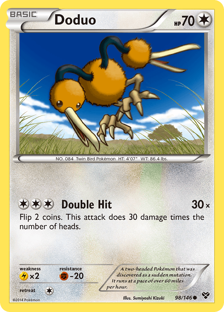 Doduo Pokémon card