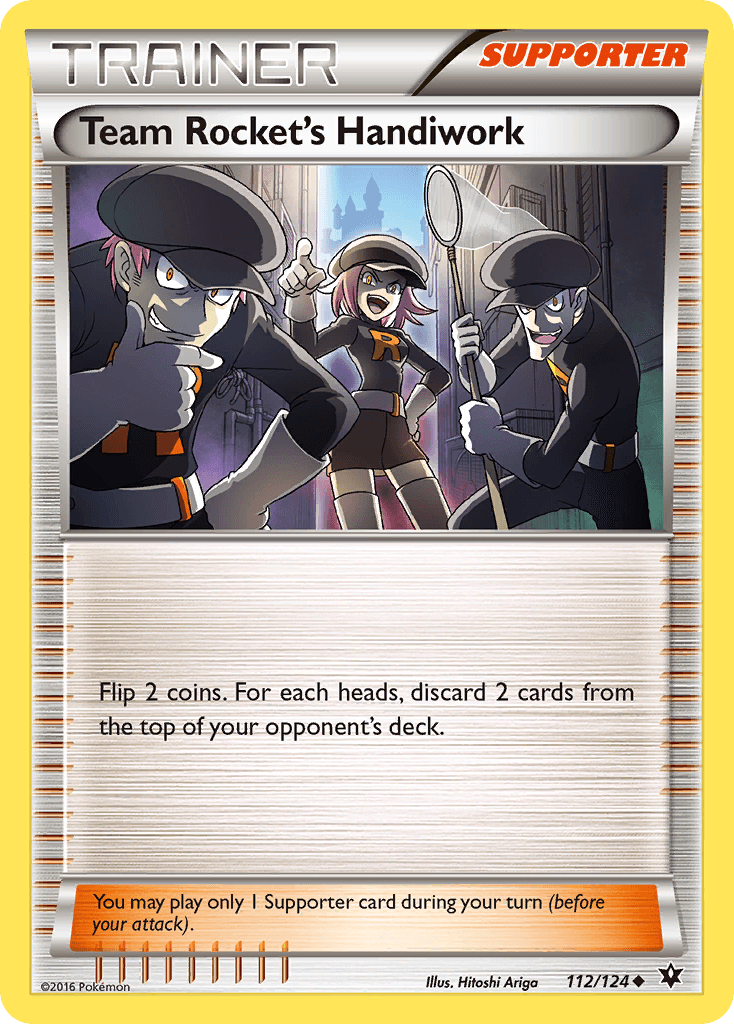Team Rocket's Handiwork Pokémon card