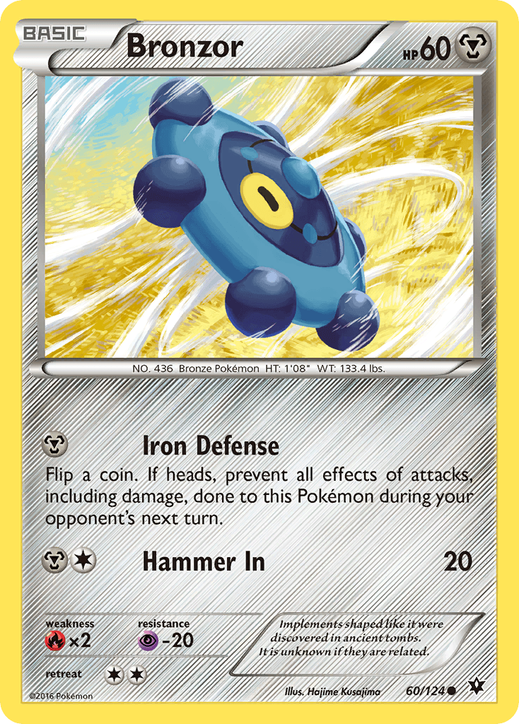 Bronzor Pokémon card