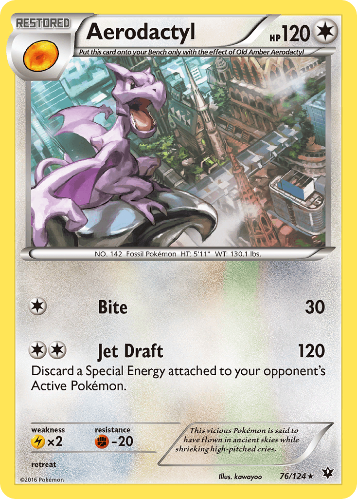 Aerodactyl Pokémon card