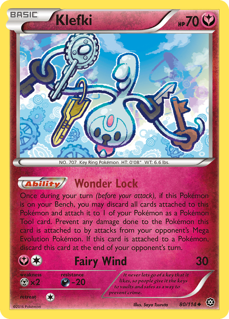 Klefki Pokémon card