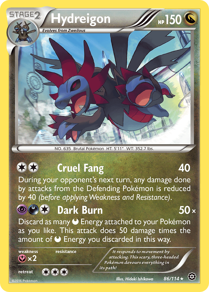 Hydreigon Pokémon card