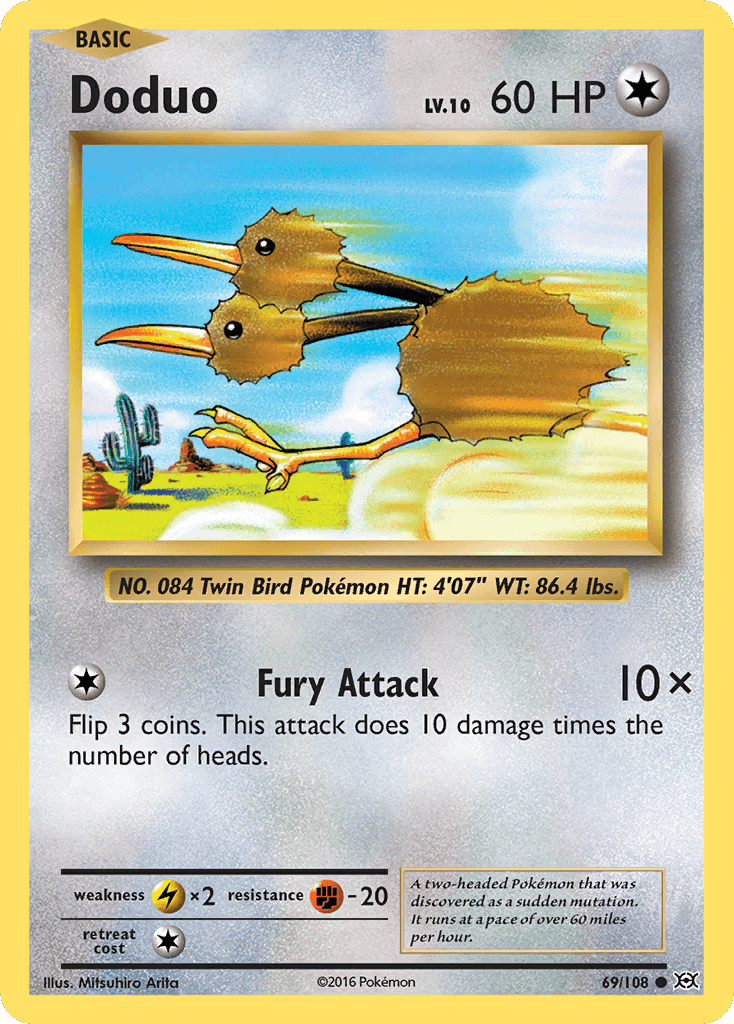 Doduo Pokémon card
