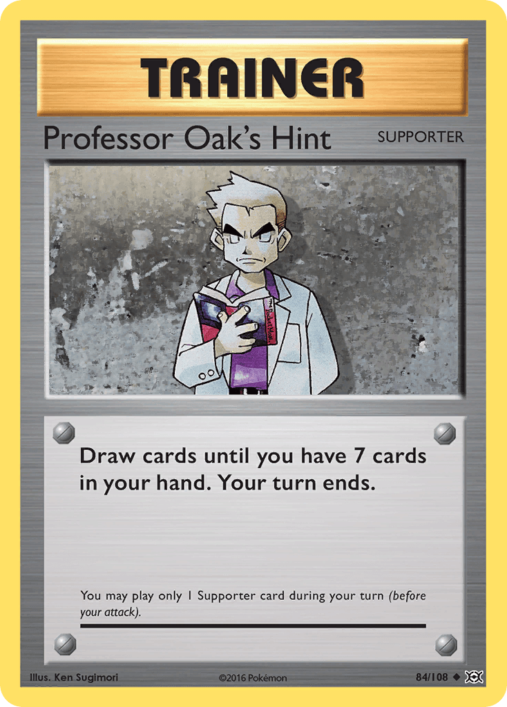 Professor Oak's Hint Pokémon card