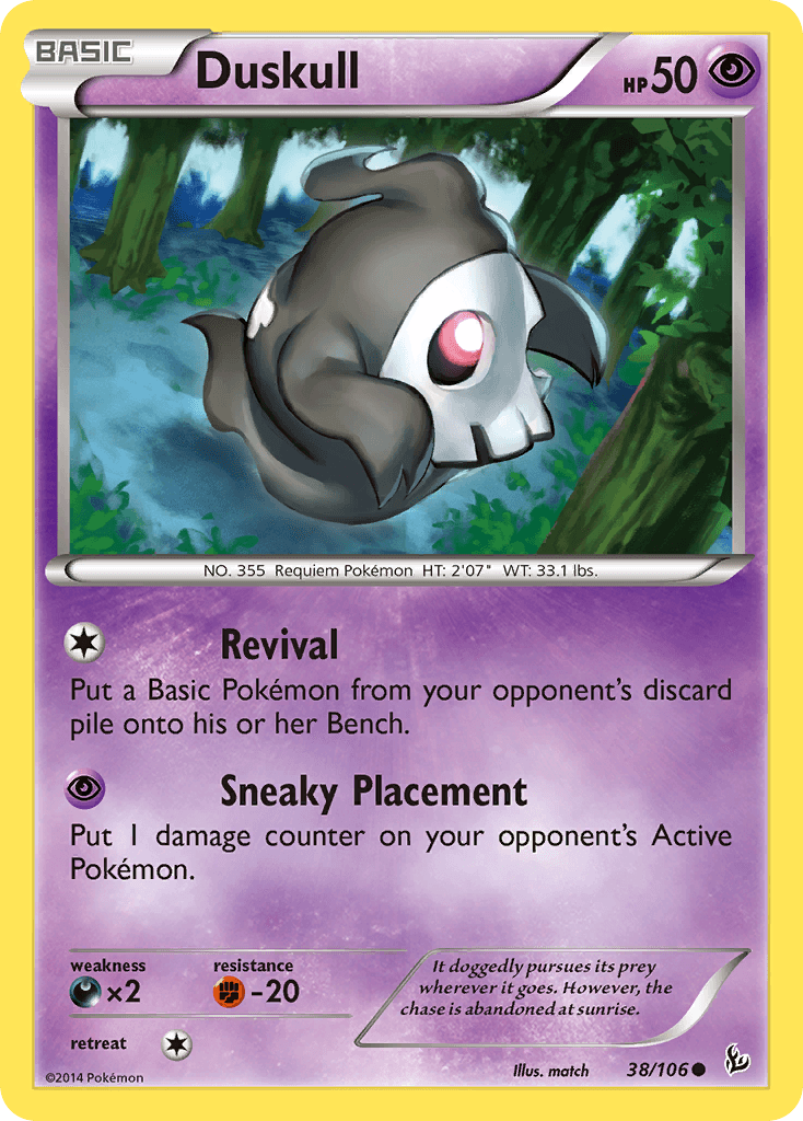 Duskull Pokémon card