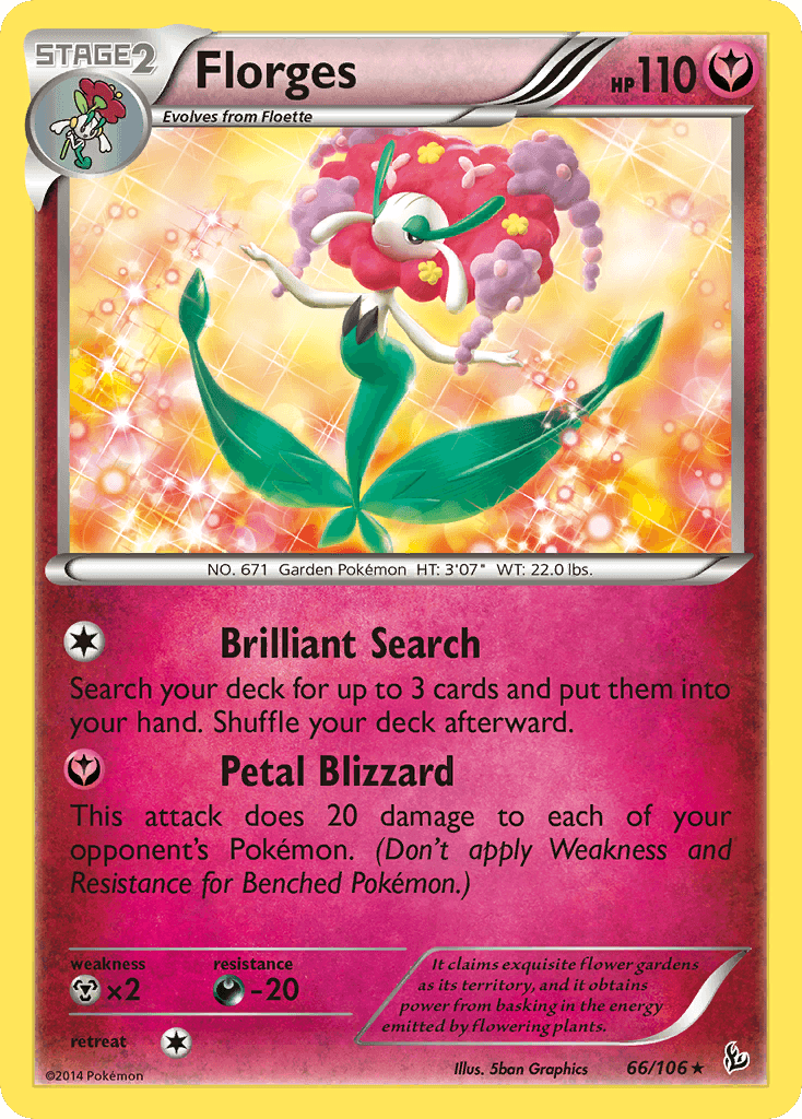 Florges Pokémon card