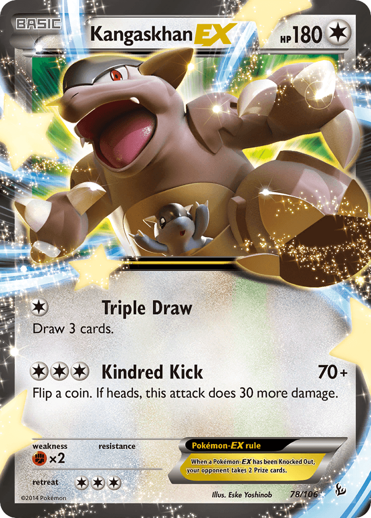 Kangaskhan-EX Pokémon card