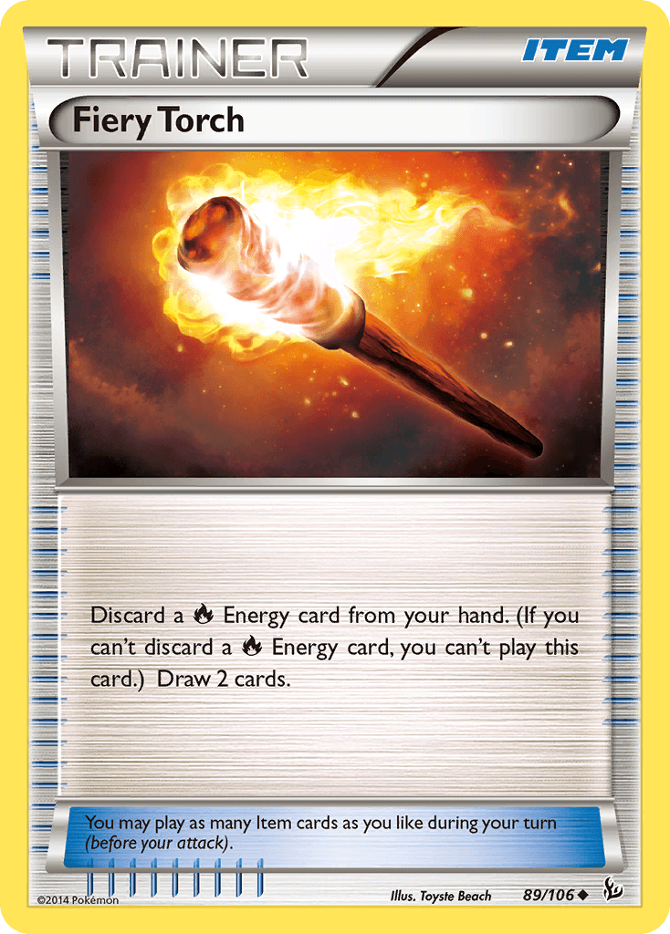 Fiery Torch Pokémon card