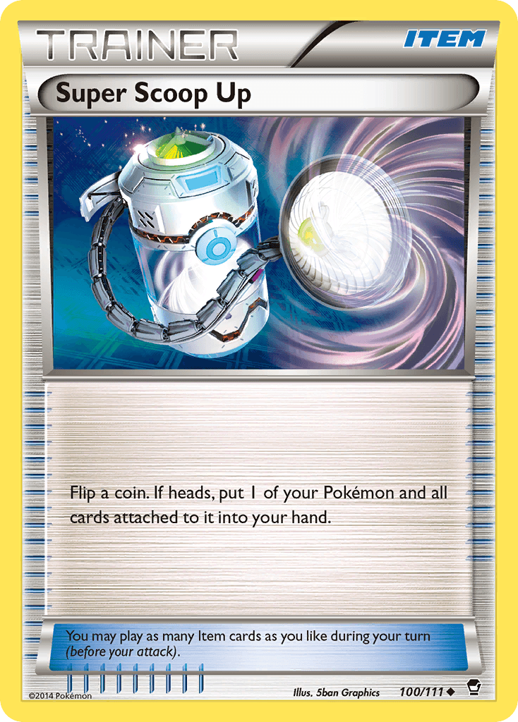 Super Scoop Up Pokémon card