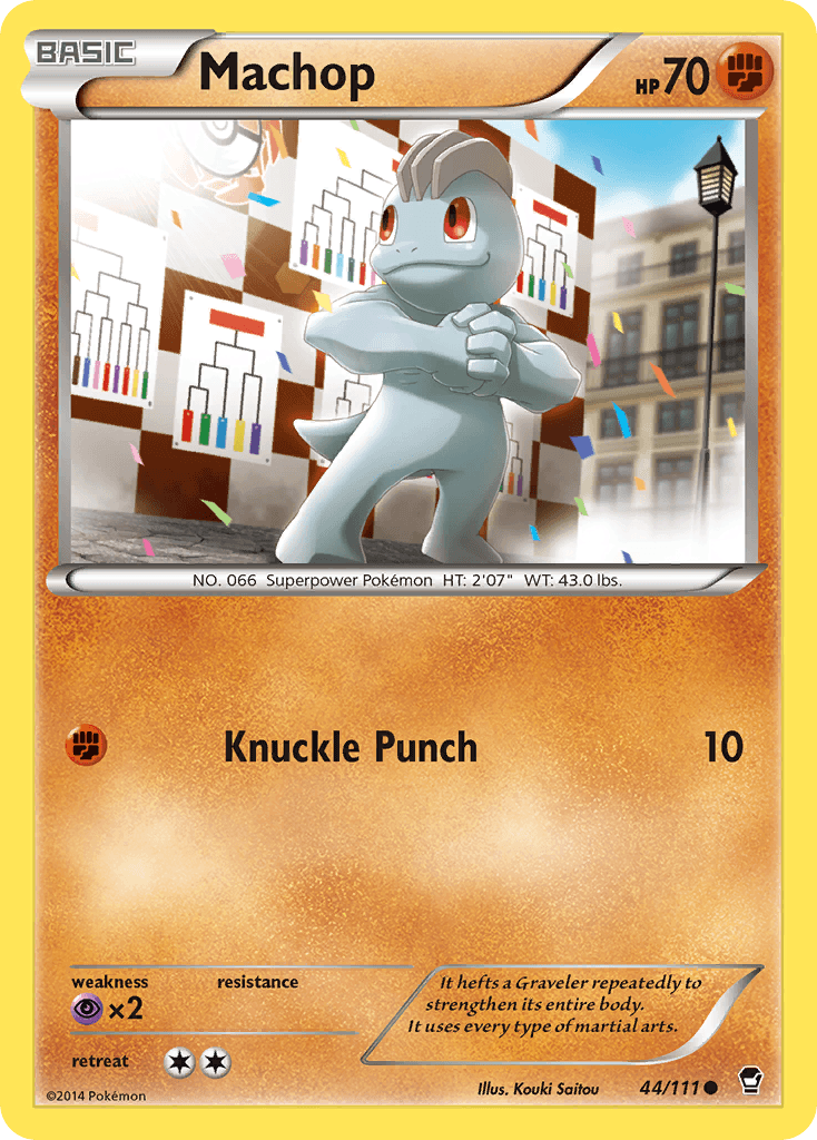 Machop Pokémon card
