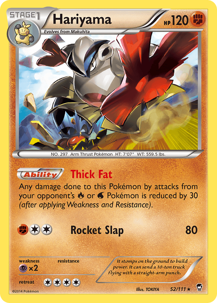 Hariyama Pokémon card