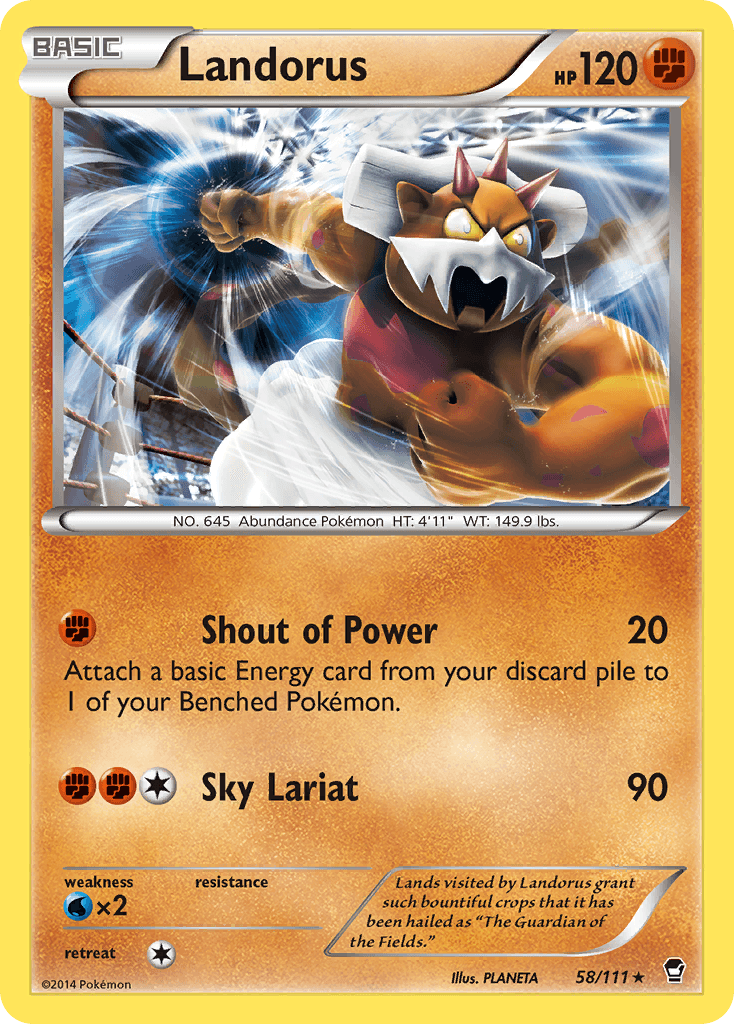 Landorus Pokémon card