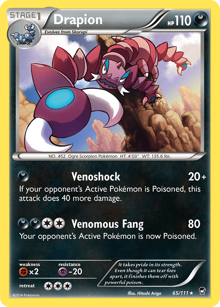 Drapion Pokémon card