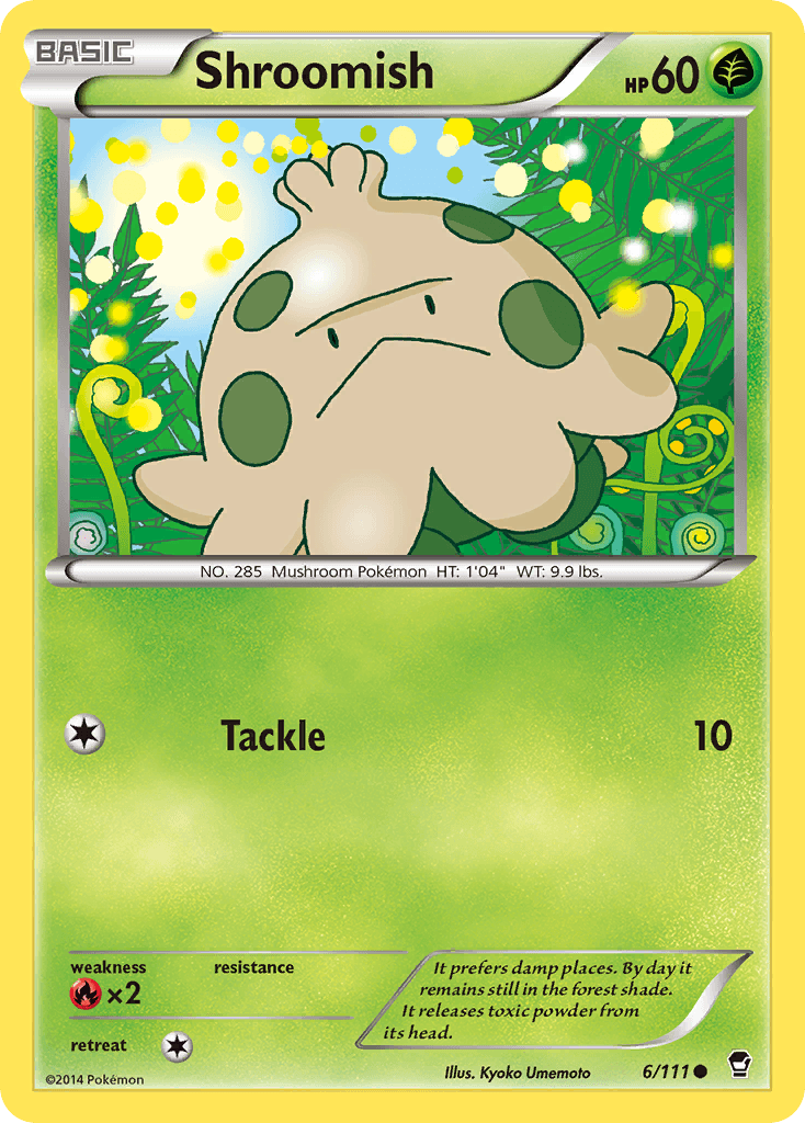 Shroomish Pokémon card