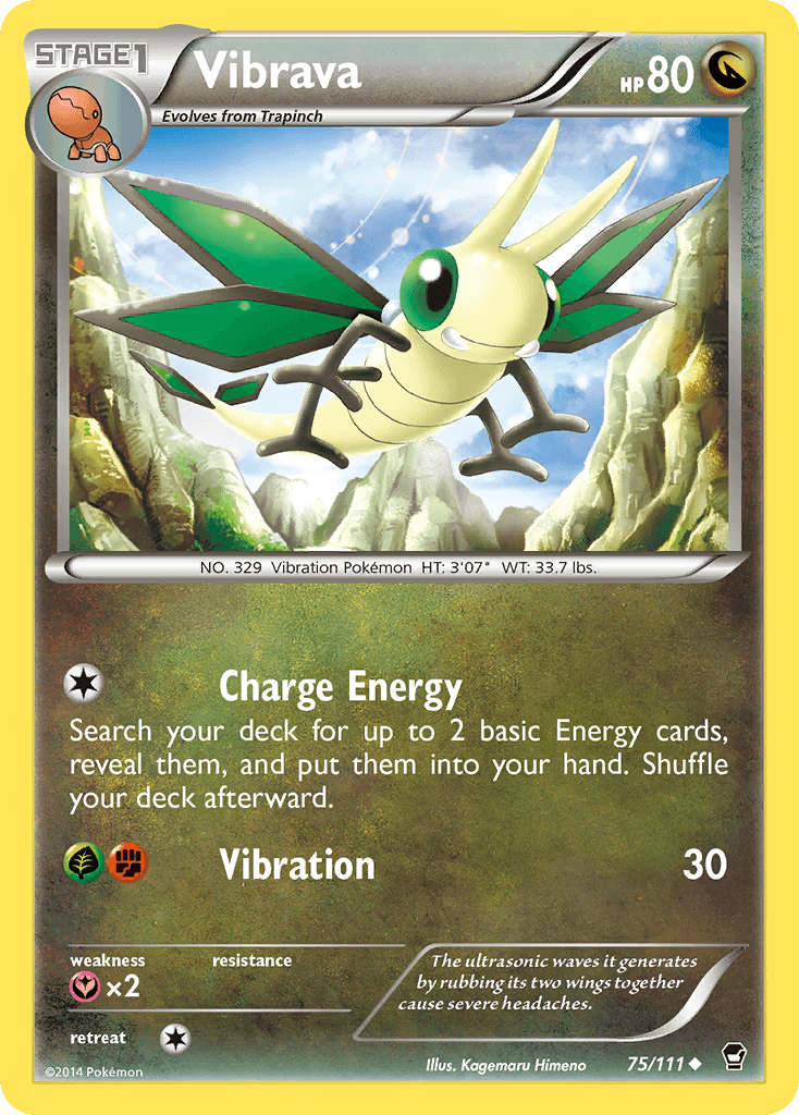 Vibrava Pokémon card