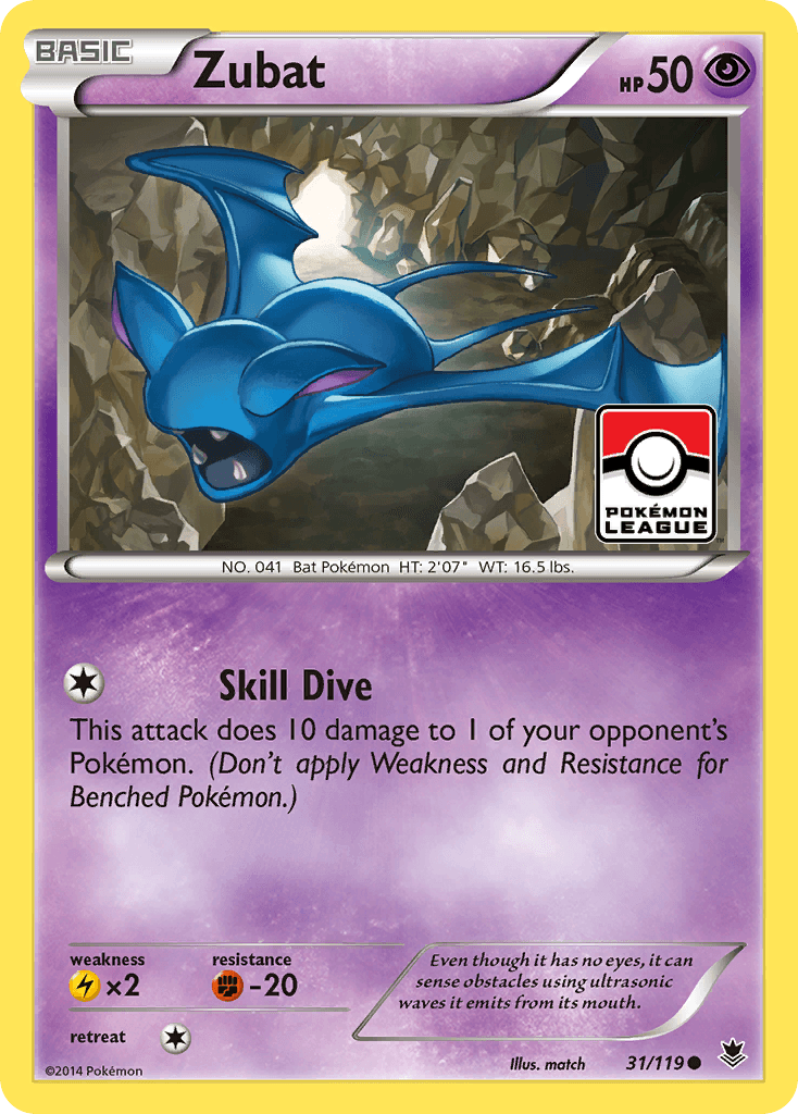 Zubat Pokémon card