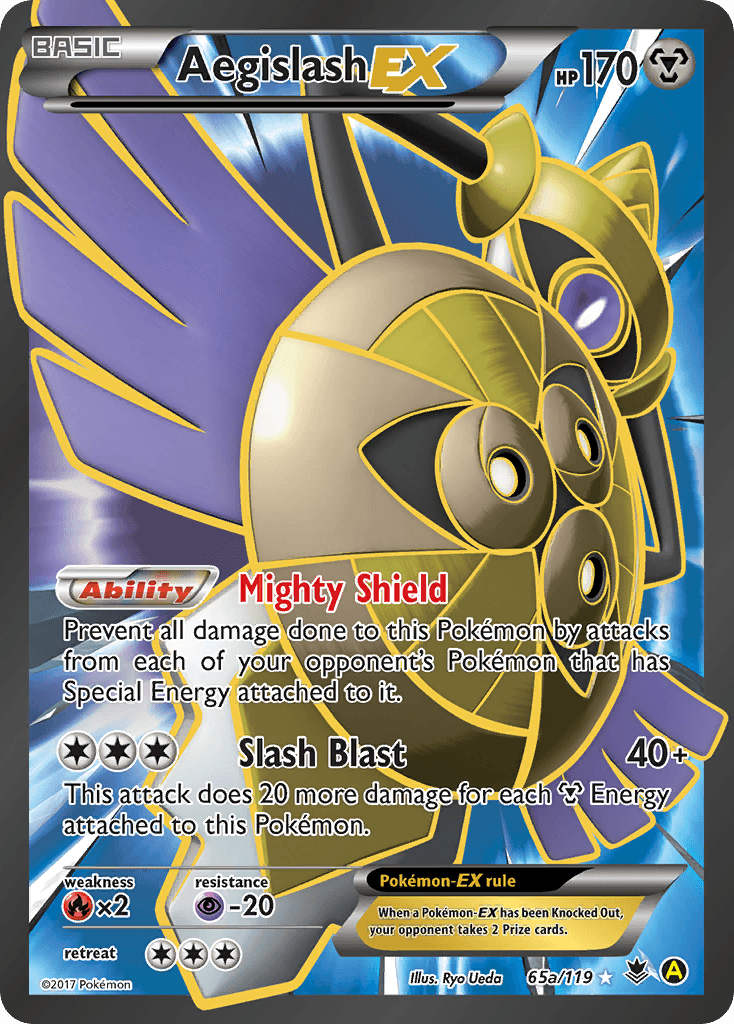 Aegislash-EX Pokémon card