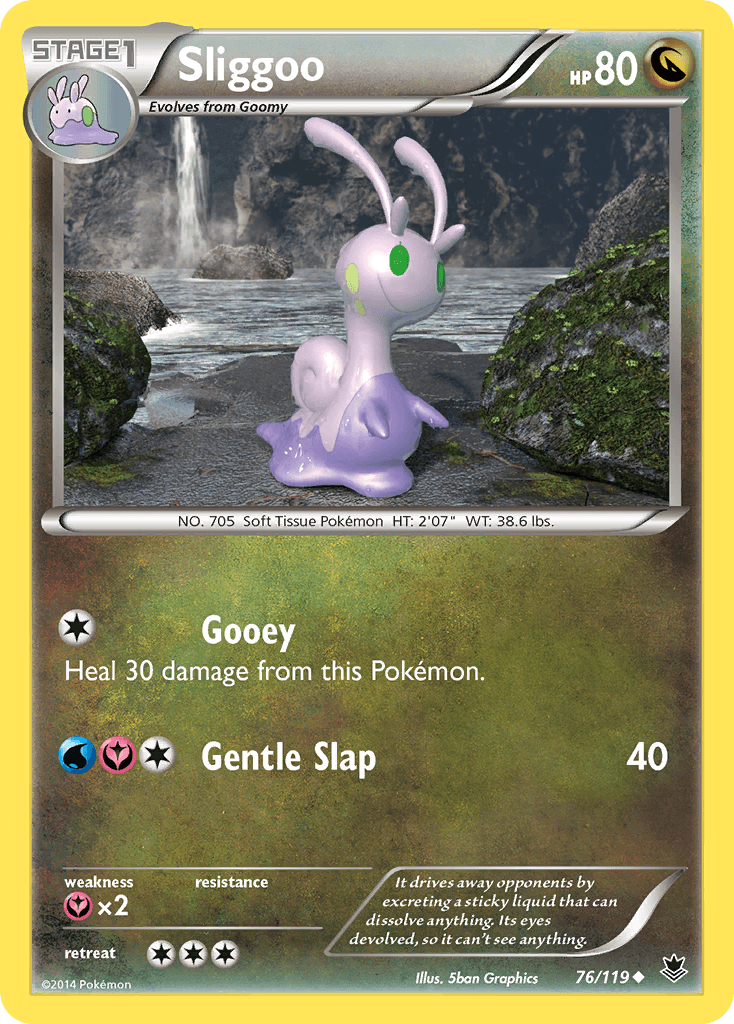Sliggoo Pokémon card
