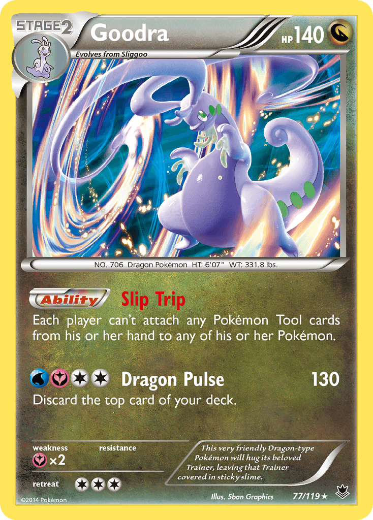 Goodra Pokémon card