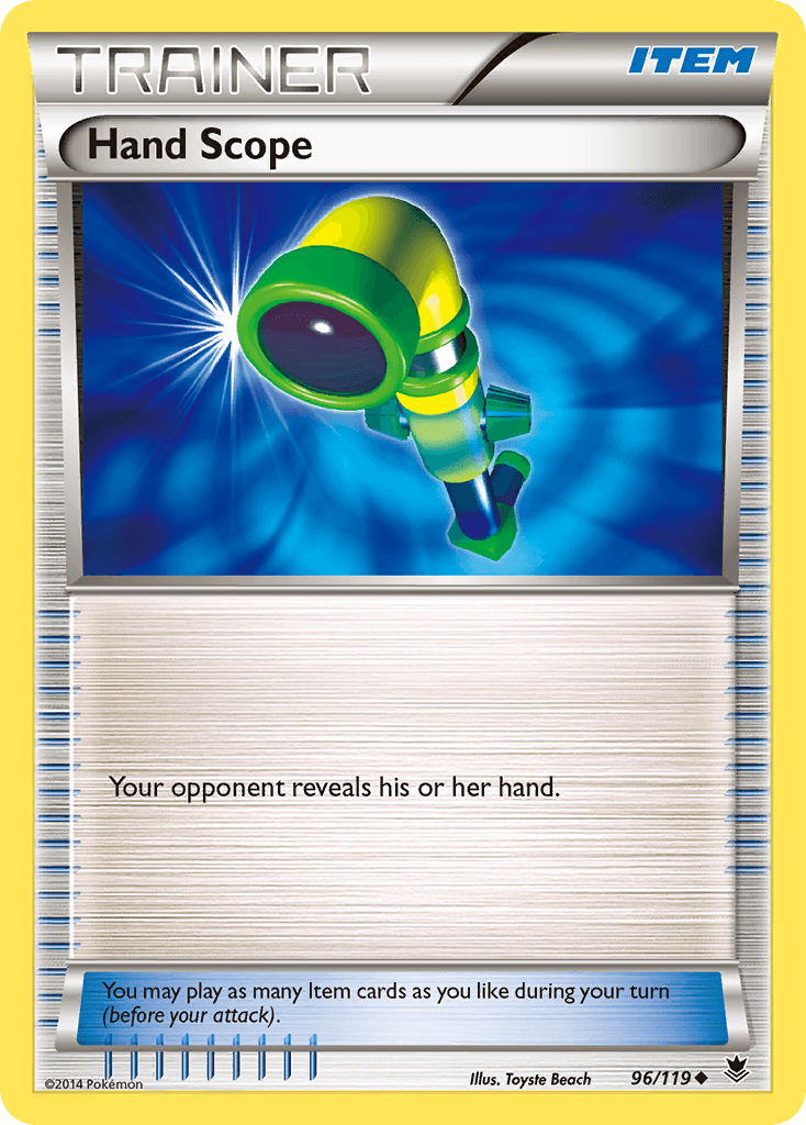 Hand Scope Pokémon card