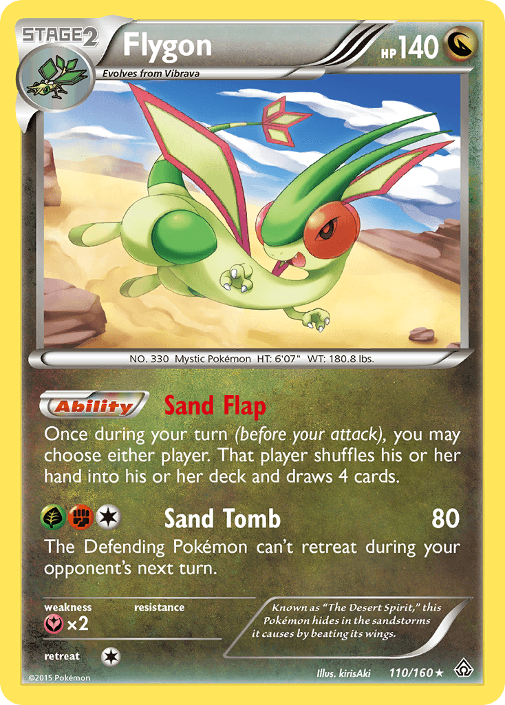 Flygon Pokémon card