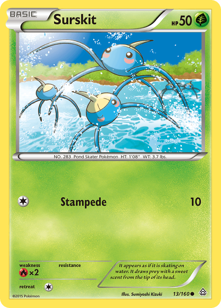 Surskit Pokémon card