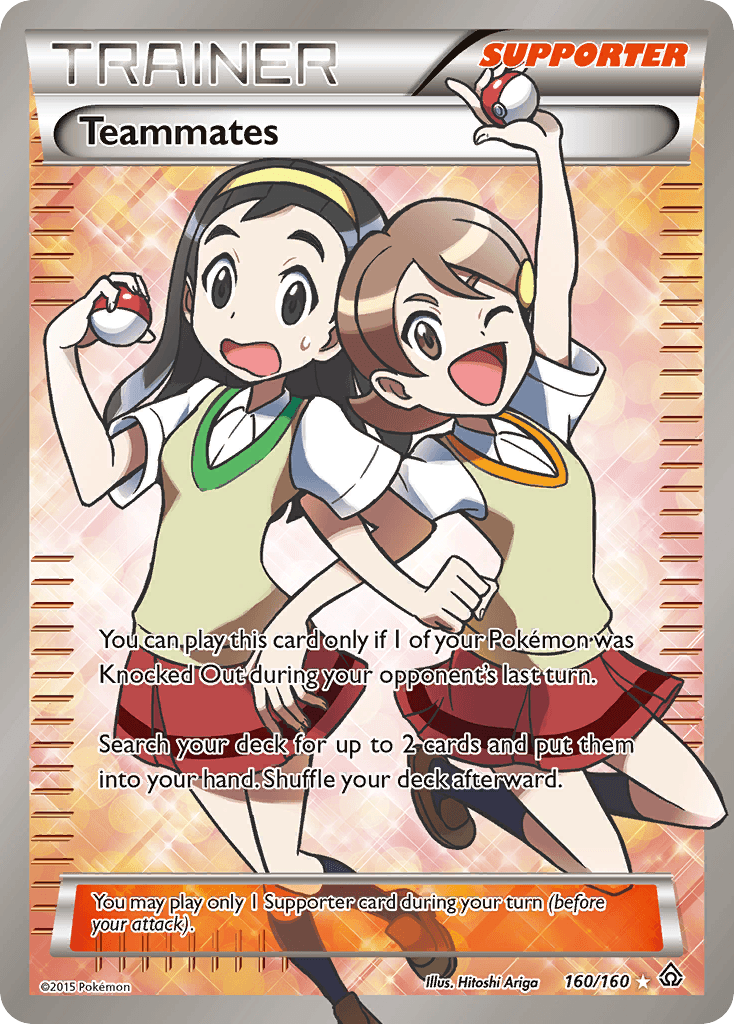 Teammates Pokémon card