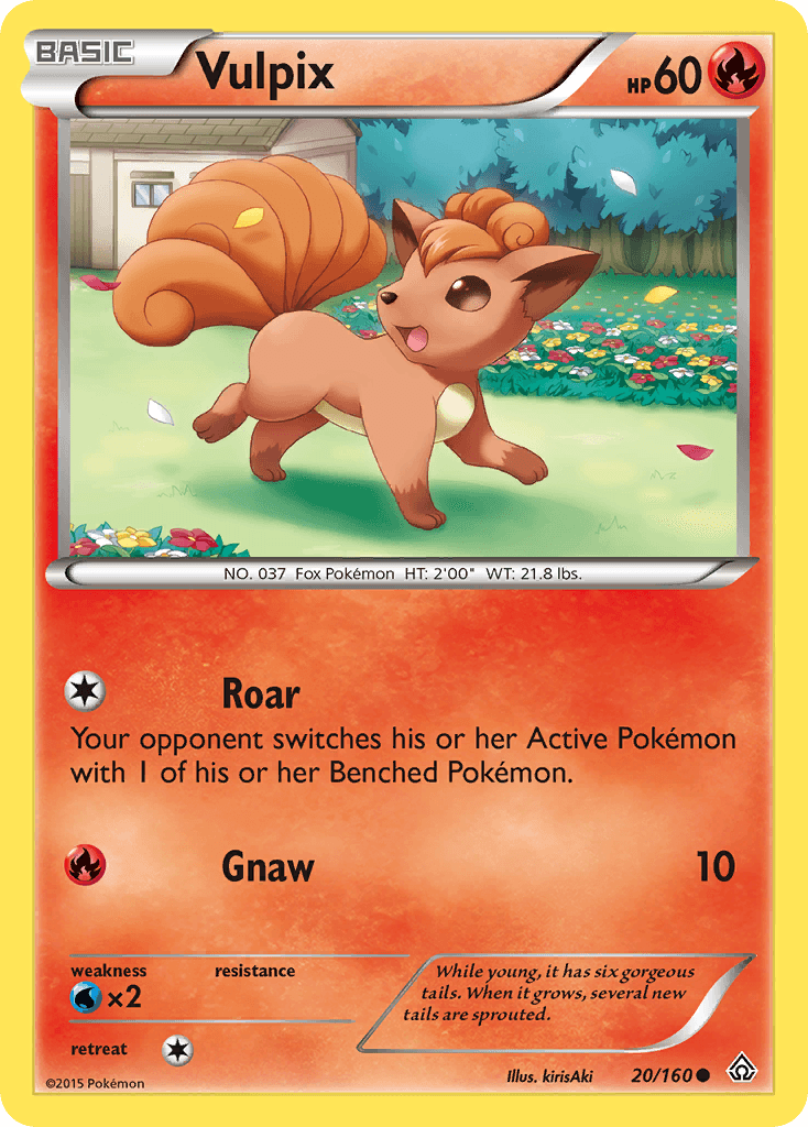 Vulpix Pokémon card