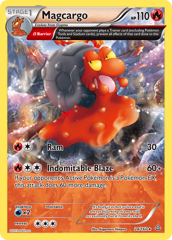 Magcargo Pokémon card