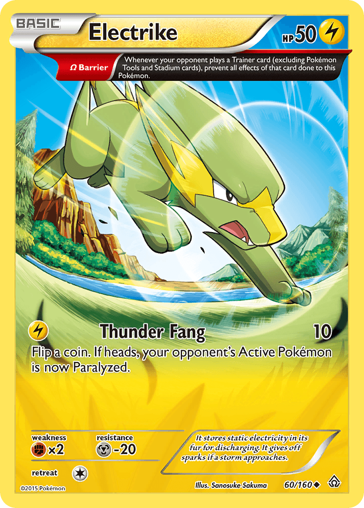 Electrike Pokémon card